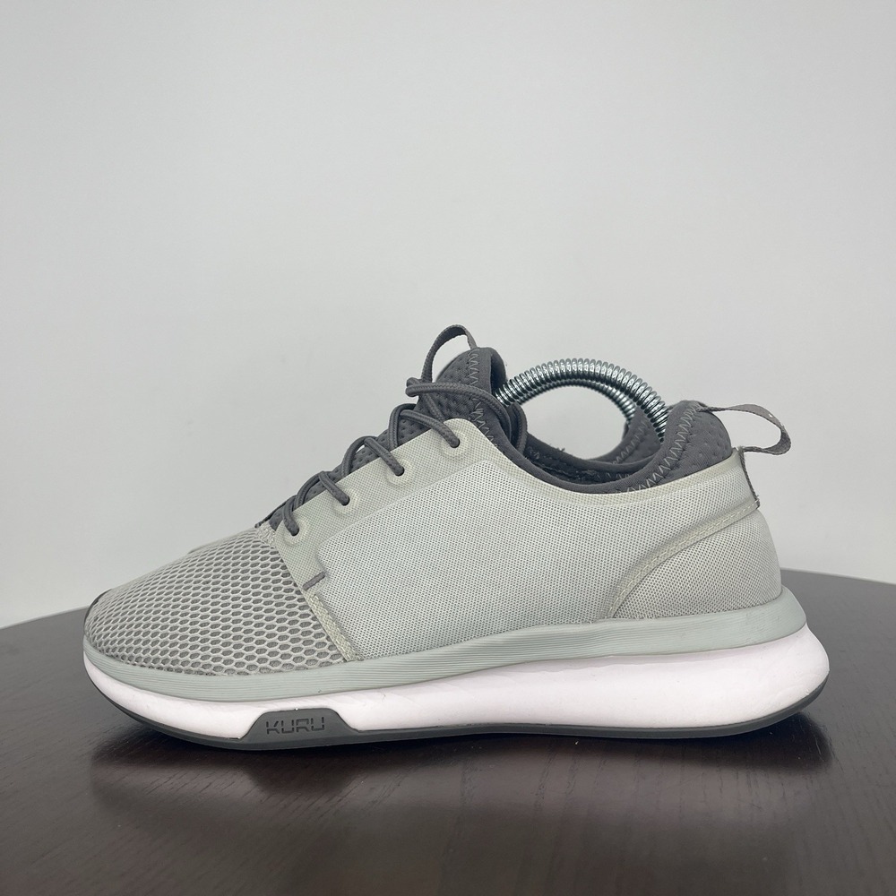 Kuru Atom Cloud Shoes Women's 7 Gray Comfort Walking Athletic Lace Up Sneaker